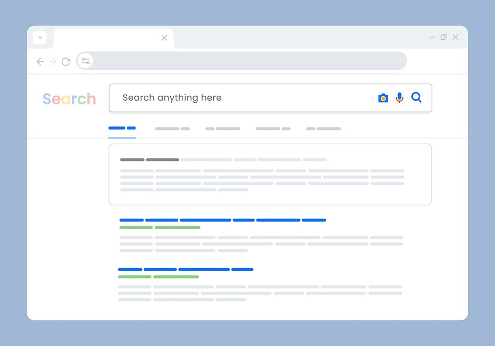 search engine results page