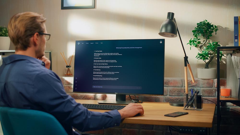 dashboard-style interface on a computer screen showing Google’s AI-driven search results