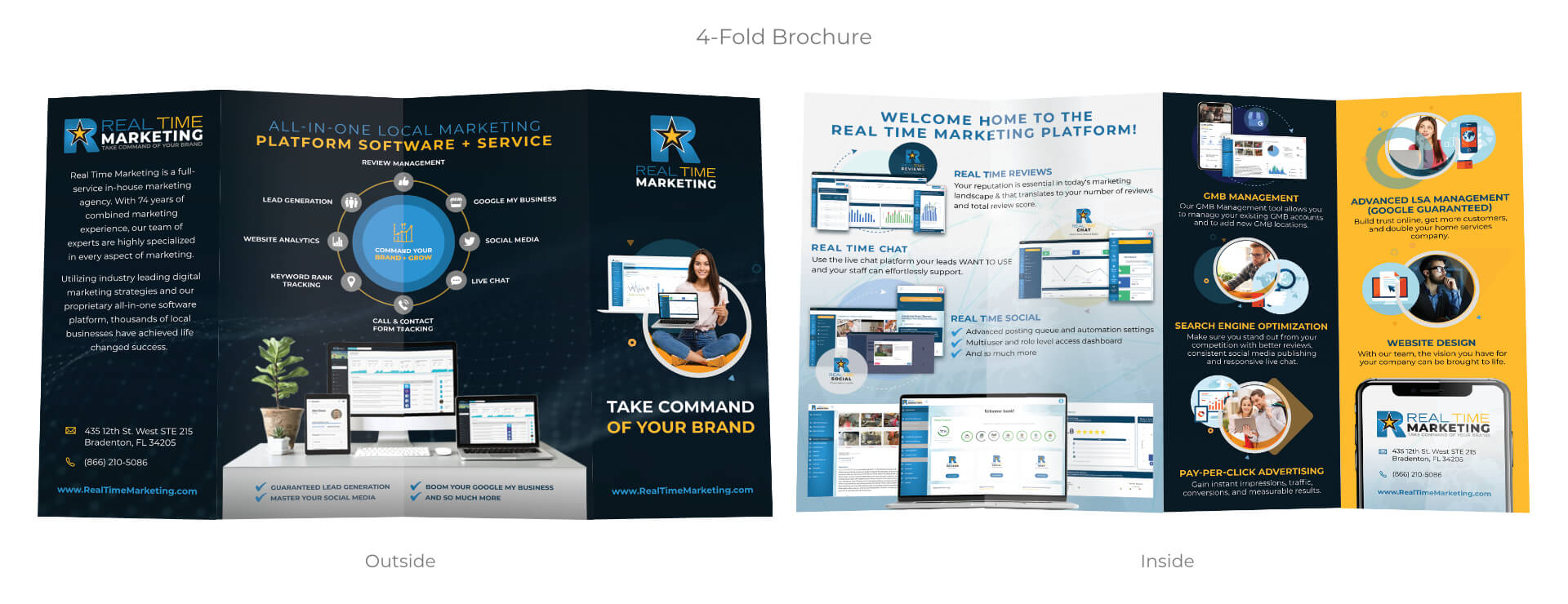 4-Fold Digital Marketing Brochure