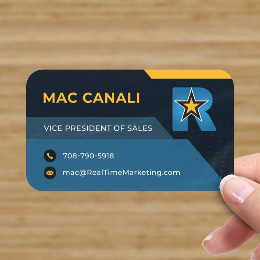 Custom Business Card - Mac Canali, VP Of Sales