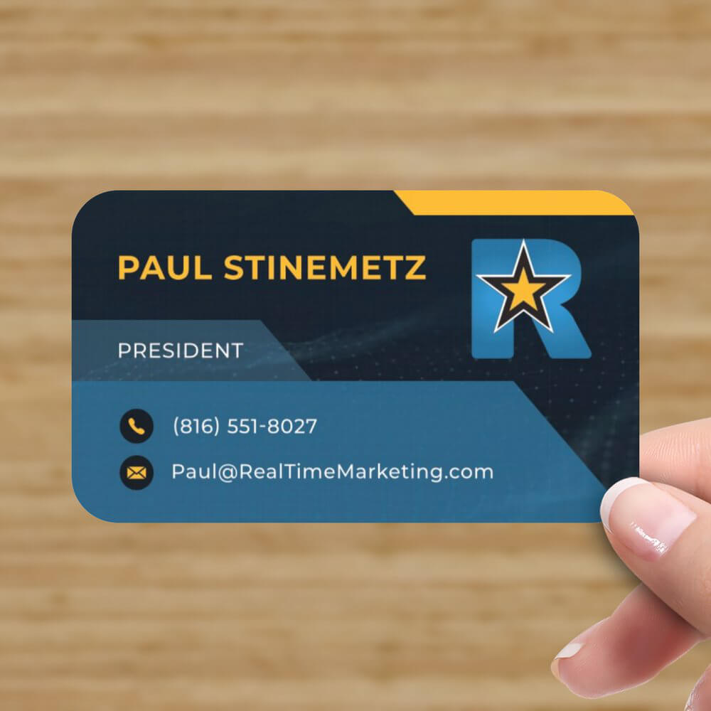 Custom Business Card - Paul Stinemetz, President