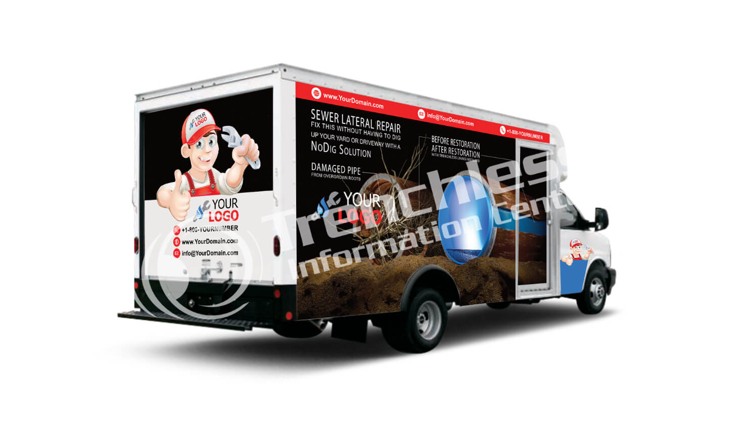 Trenchless Service Custom Vehicle Wraps
