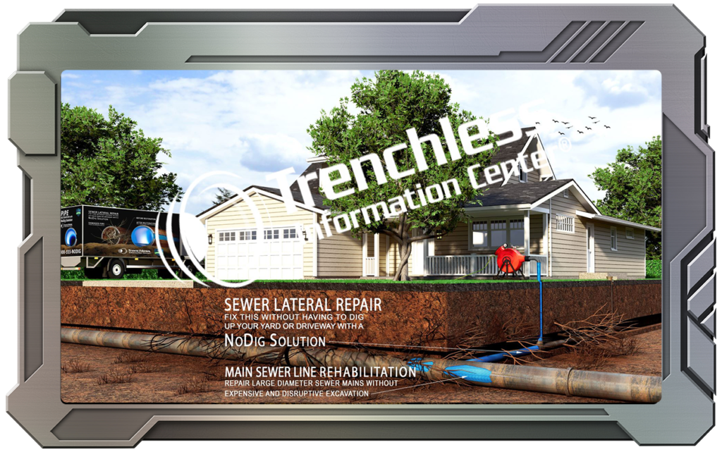 Trenchless Sewer Repair Custom 3D Images
