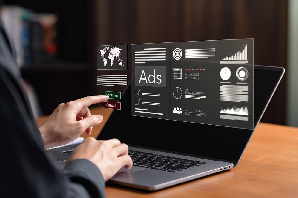 Ads dashboard digital marketing strategy analysis