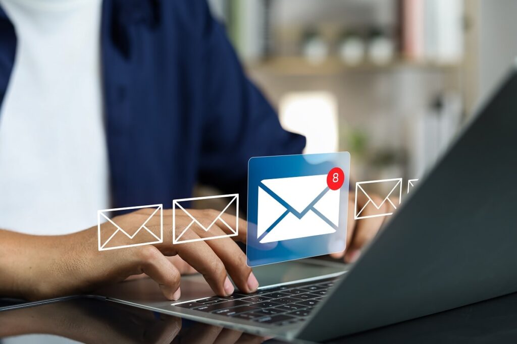 email and text icons