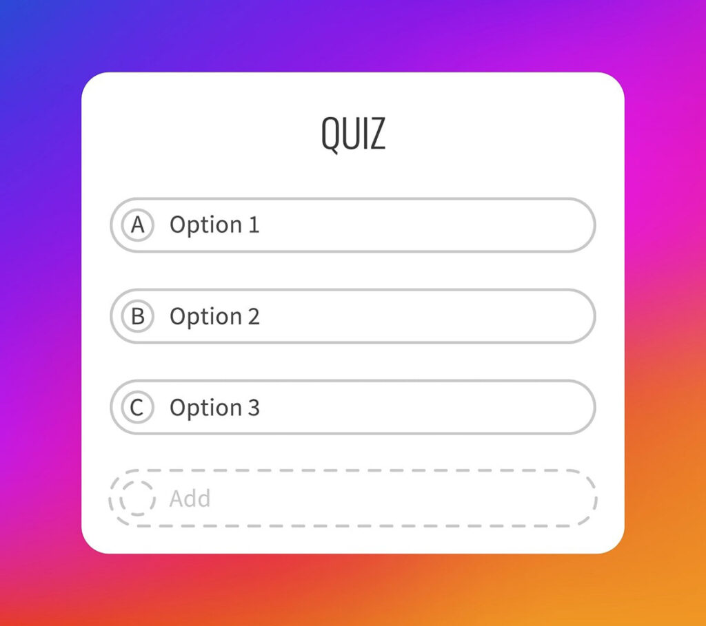 social media polls sample