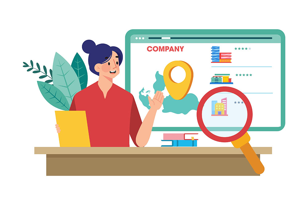 Local SEO specialist optimizing business listings for local search.