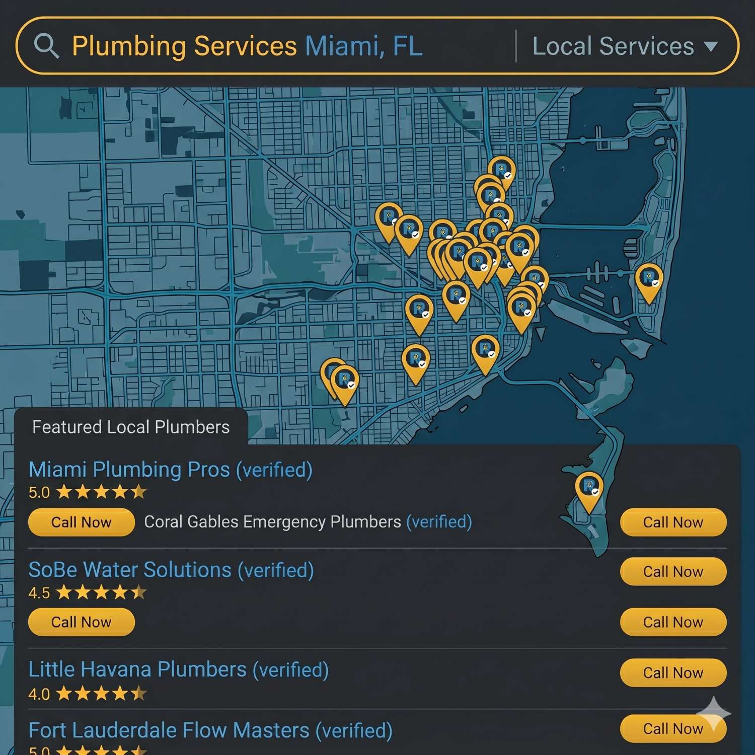 Local map